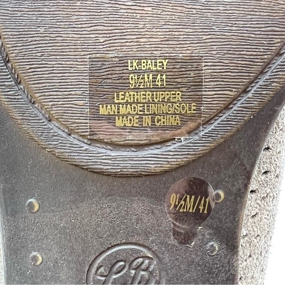 Lucky Brand Size 9.5 Taupe Brown Suede Leather Ankle Boots Booties Shooties - Picture 12 of 12